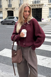 Cardigan - Bordeaux | 30% de réduction |