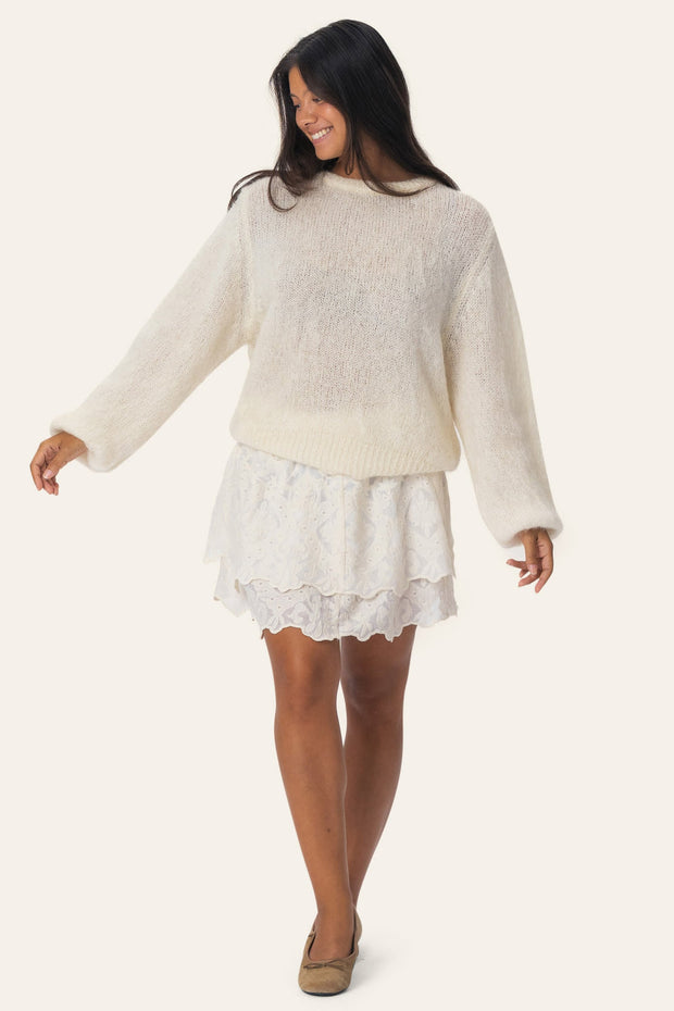 Pull Cria - Blanc | 30% DE RÉDUCTION |